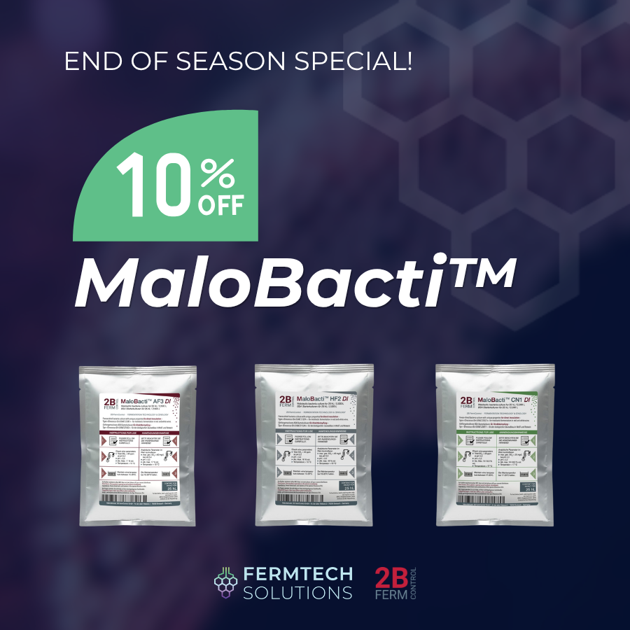 Managing Malolactic Fermentation, 10% off MaloBacti